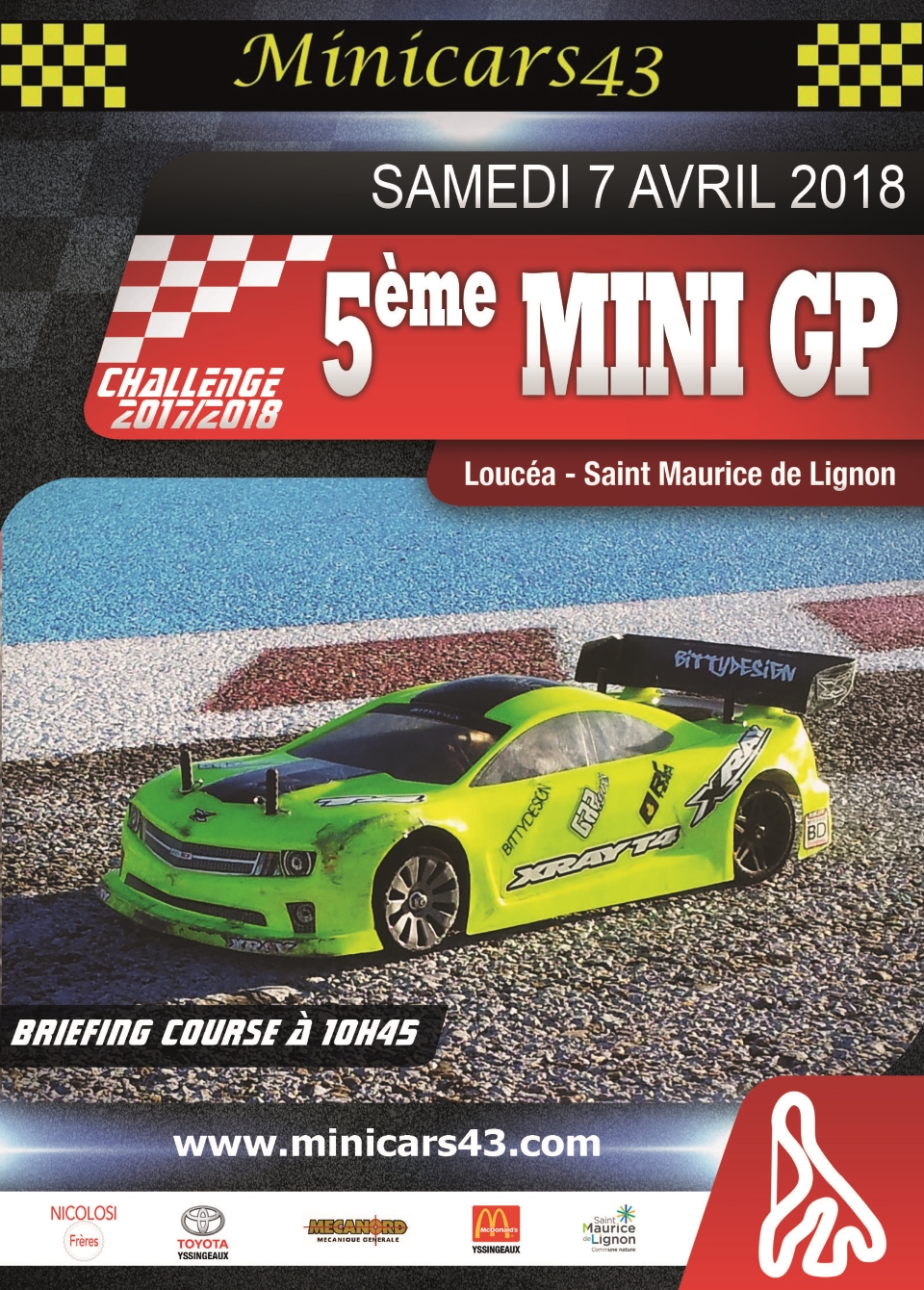 Affiche 5ème Mini GP 2017/2018