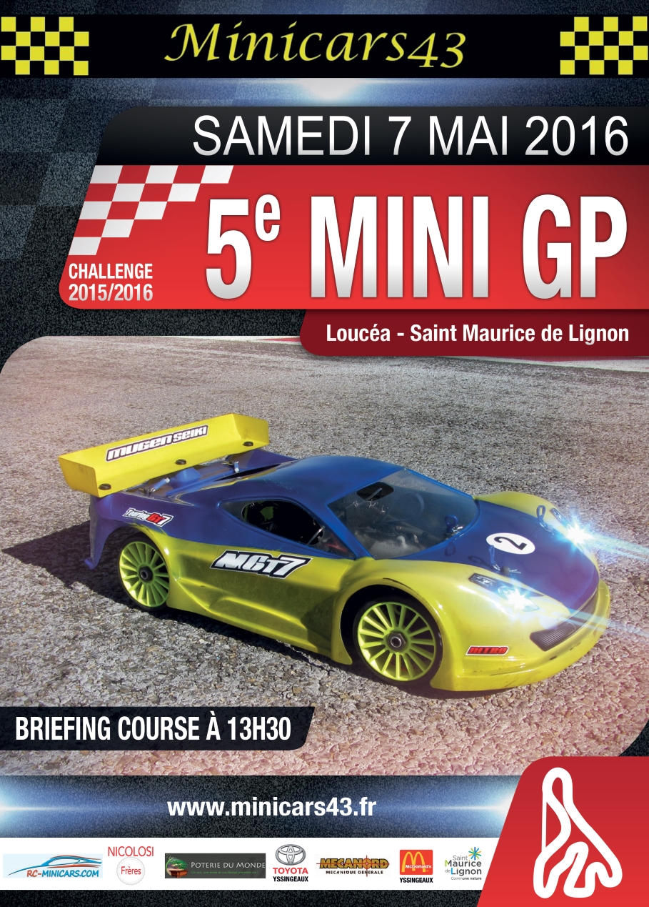 Affiche 5ème Mini GP 2015-16