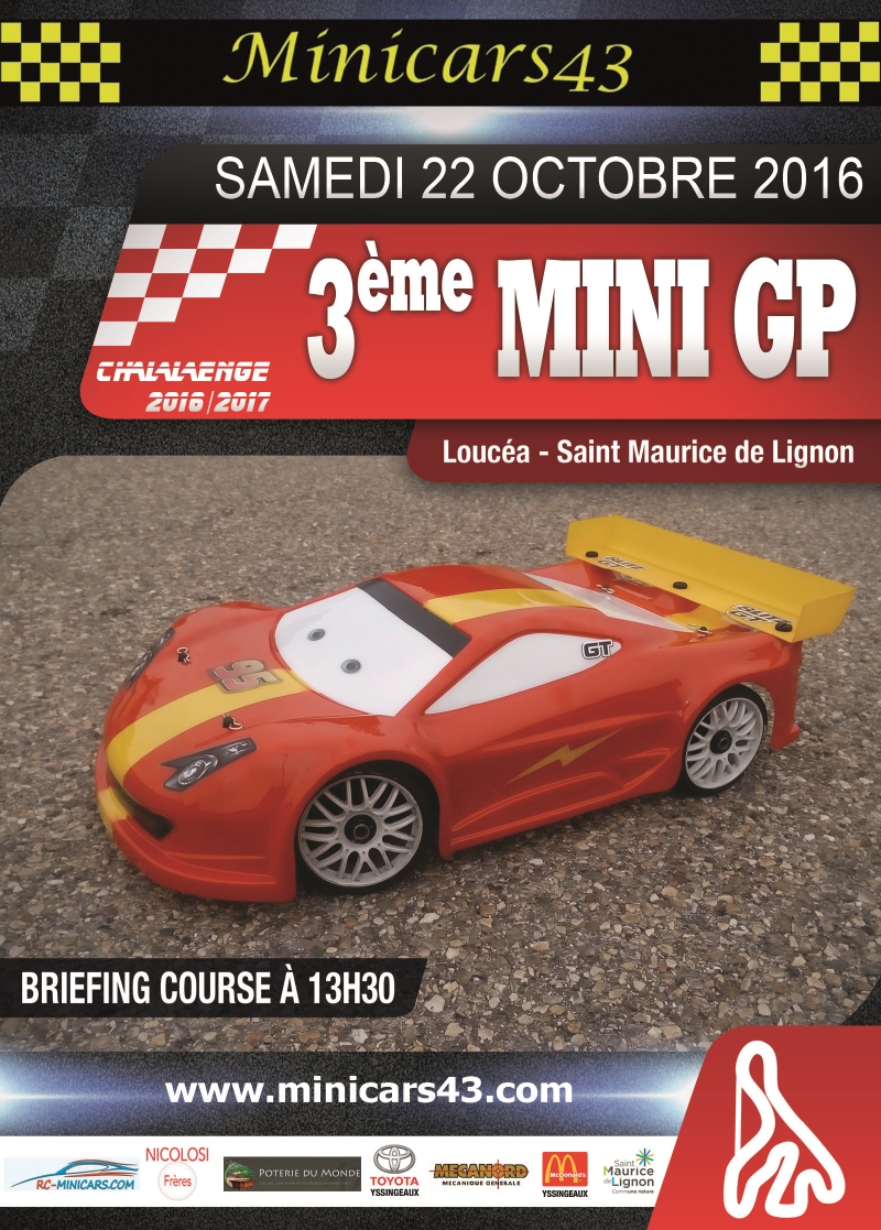 Affiche 3ème Mini GP 2016-17