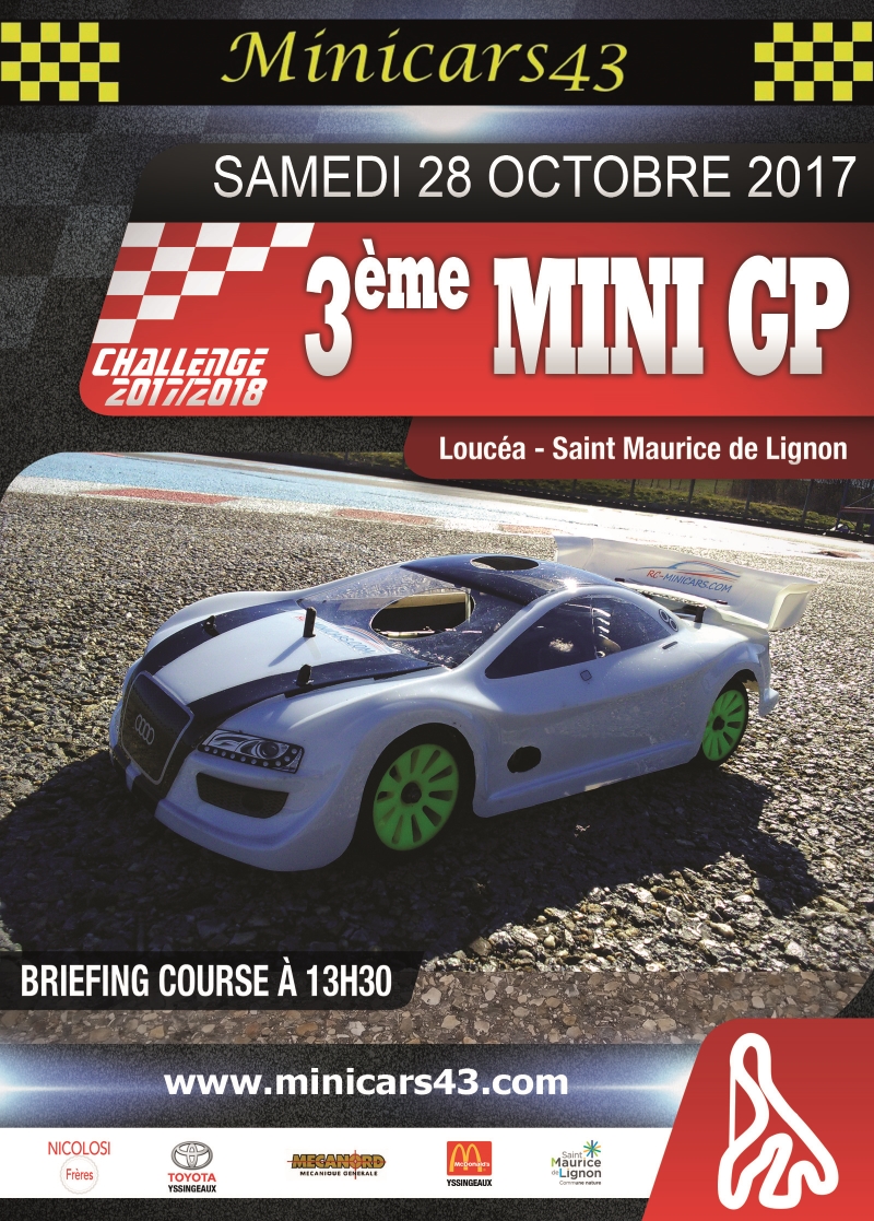 Affiche 3ème Mini GP 2017/2018