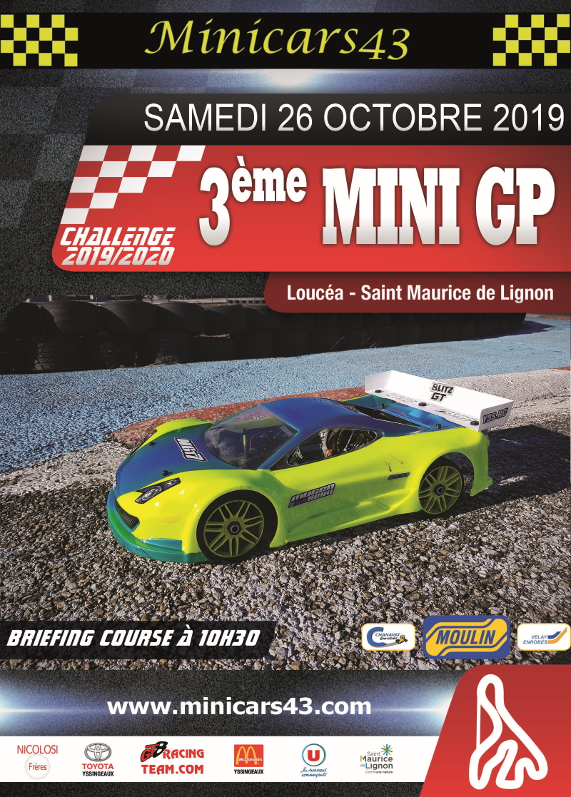 Affiche 3ème Mini GP 2019-20