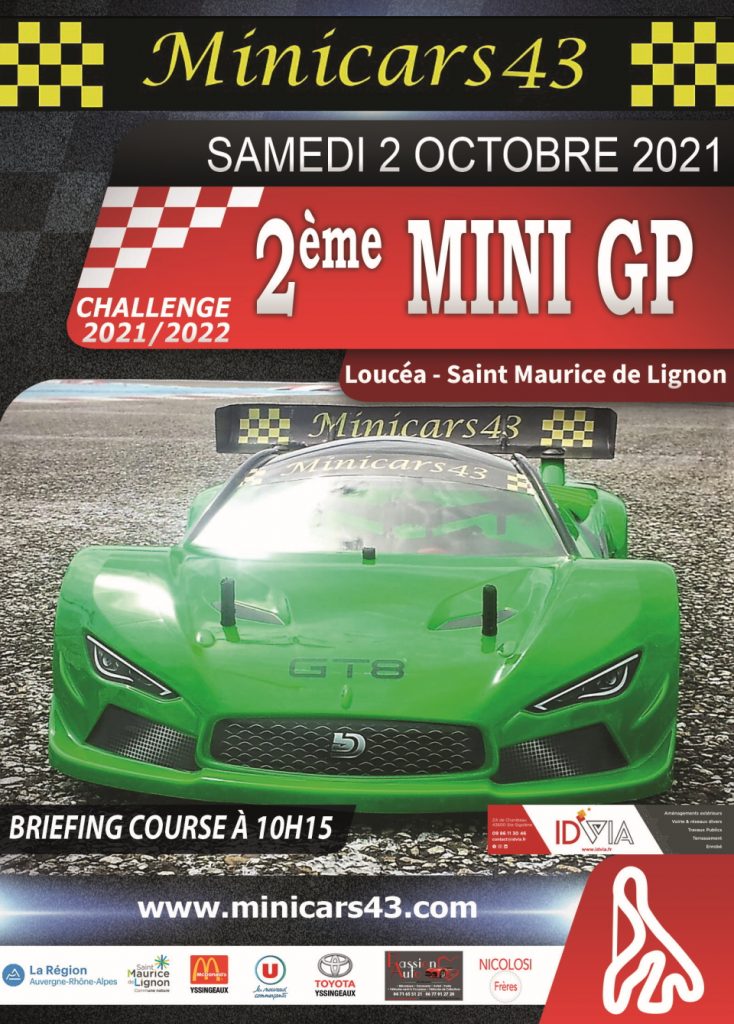 Affiche 2ème Mini GP 2021-22